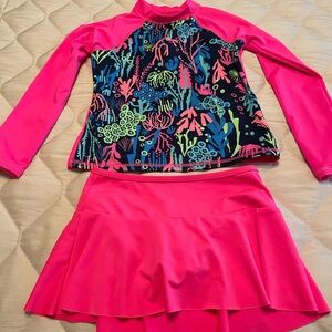 Kids Swim Set - Pink and Multicolor